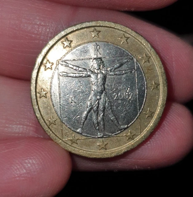 1 Euro Münze Leonardo Da Vinci 2002 Fehlprägung Erkennen